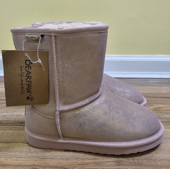 BearPaw Other - New BearPaw Elle Exotic Youth Pink Glitter, size US 5